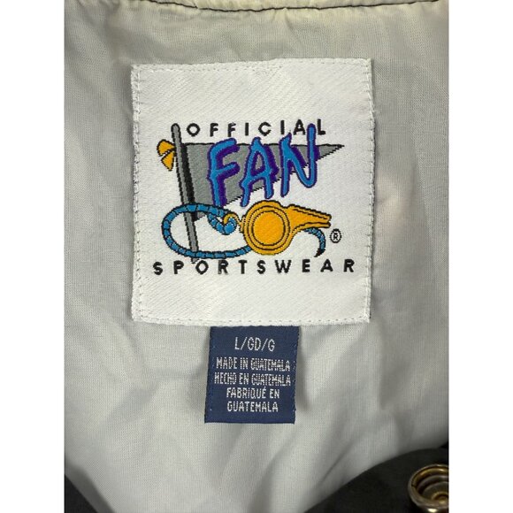 Georgia Bulldogs Jacket Men's Large Black Red Vintage Official Fan Sportswear - Picture 6 of 8